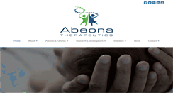 Desktop Screenshot of abeonatherapeutics.com
